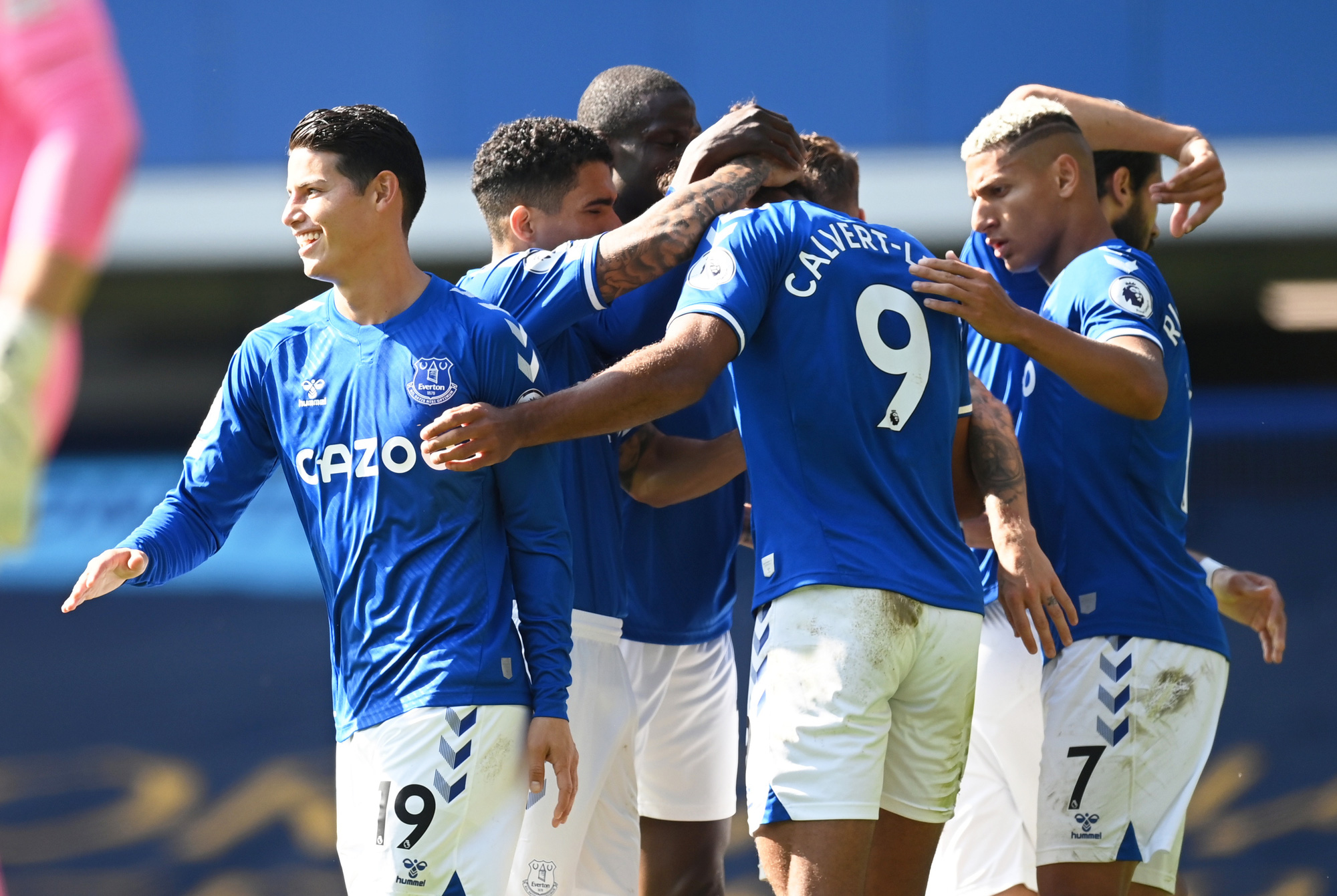 Everton đang có thành tích khá ở giải Ngoại hạng